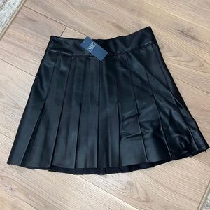 Abercrombie faux leather skirt
